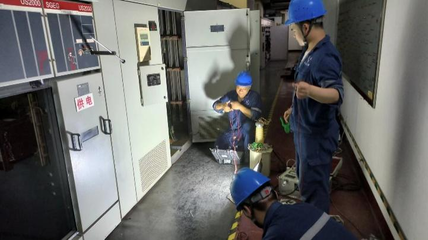 定淮门校区开展高低压电气设备预防性停电试验